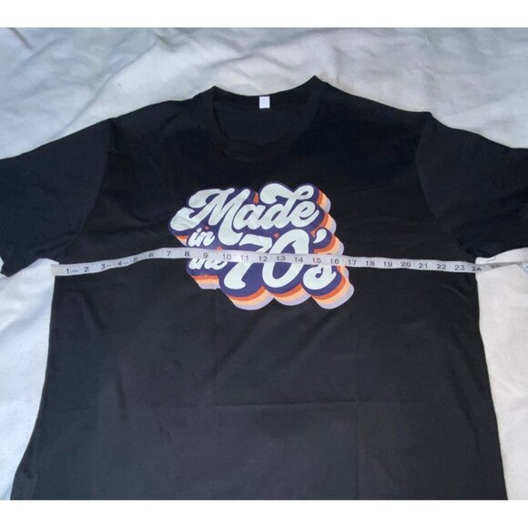 Made In The 70s Retro Graphic T-Shirt XL Black - Picture 3 of 5